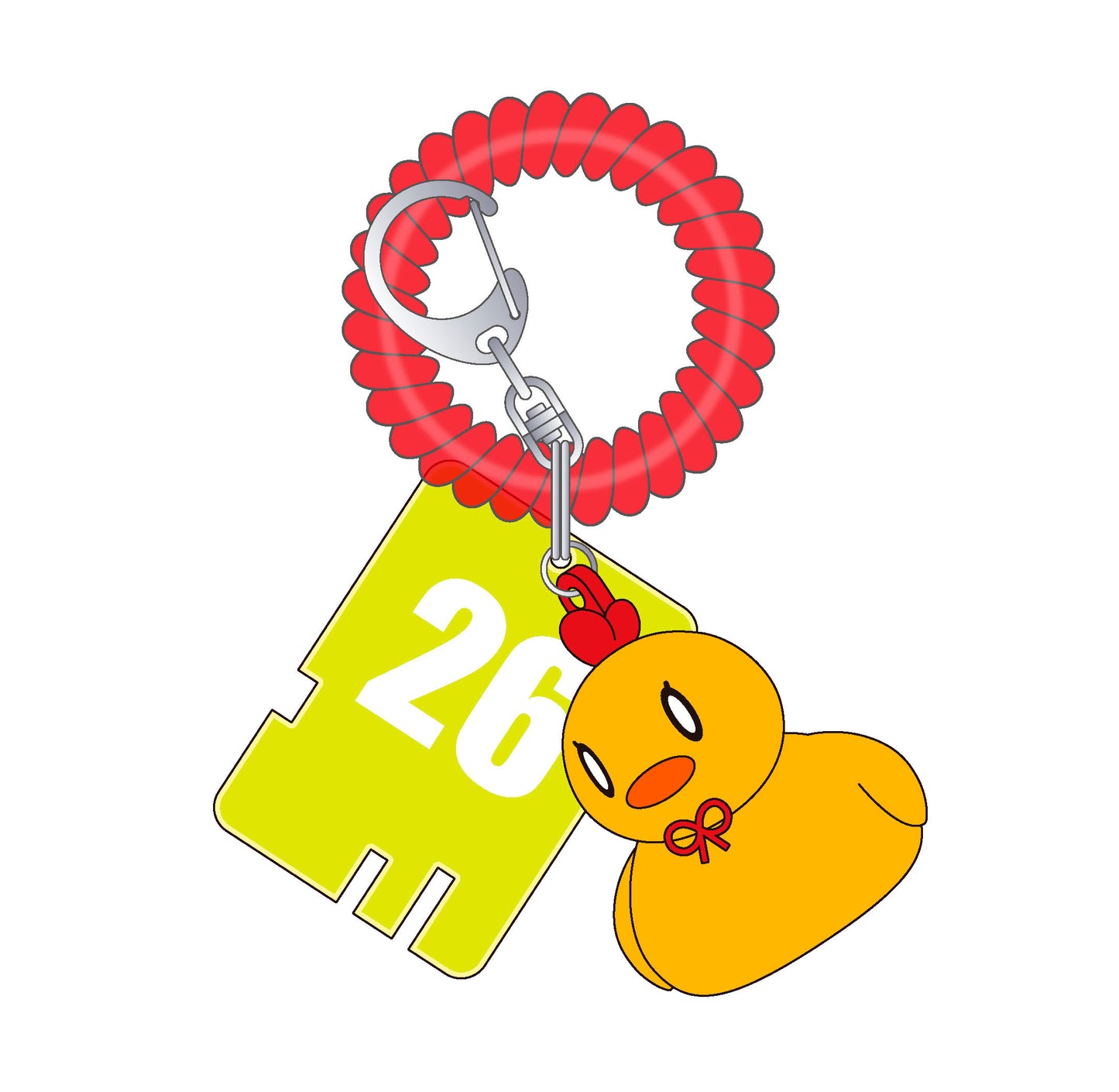 #16-FLOW THE FESTIVAL 202S5 FLOW×ケイゴイノウエ コラボ あひるキーホルダー