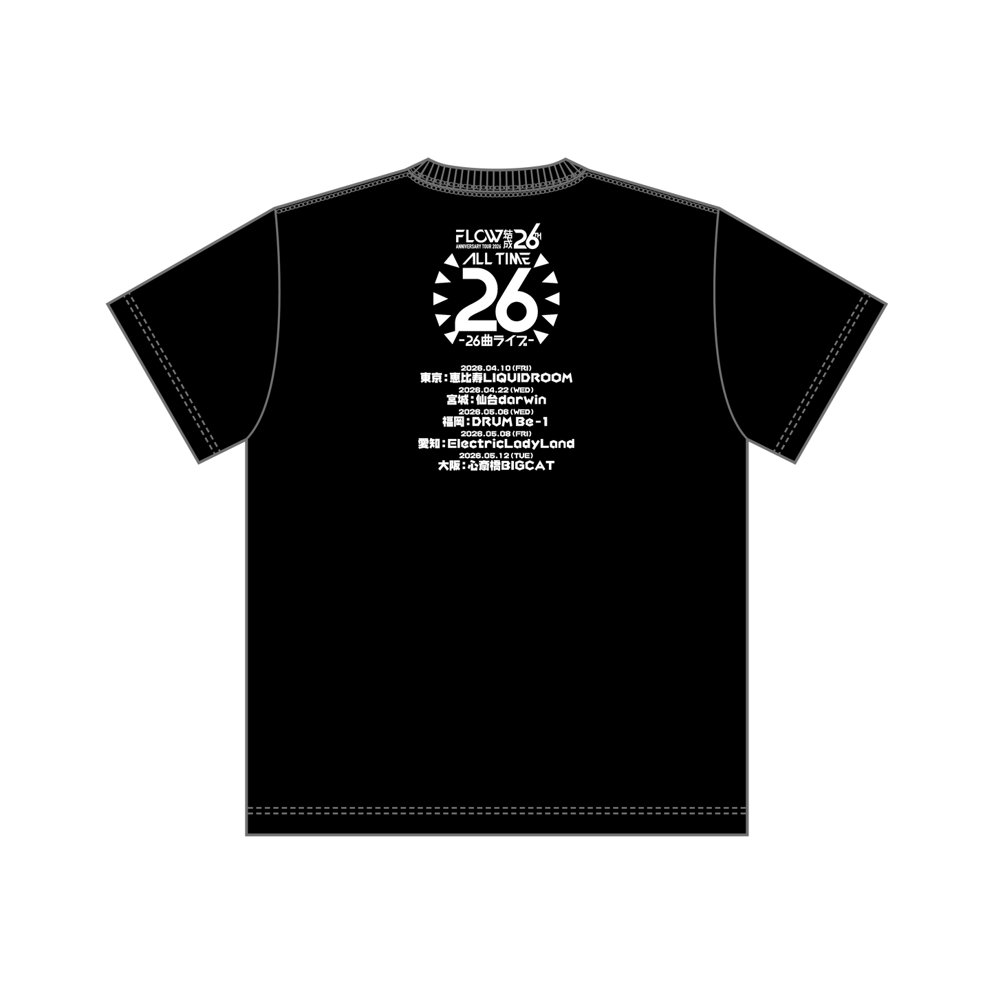 #17-FLOW 26TH ANNIVERSARY ツアーTシャツ