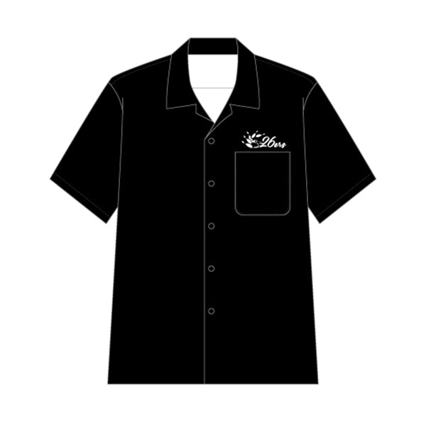 #32-FLOW OFFICIAL MEMBER「26ers」グッズ2023 ボウリングシャツ/ブラック