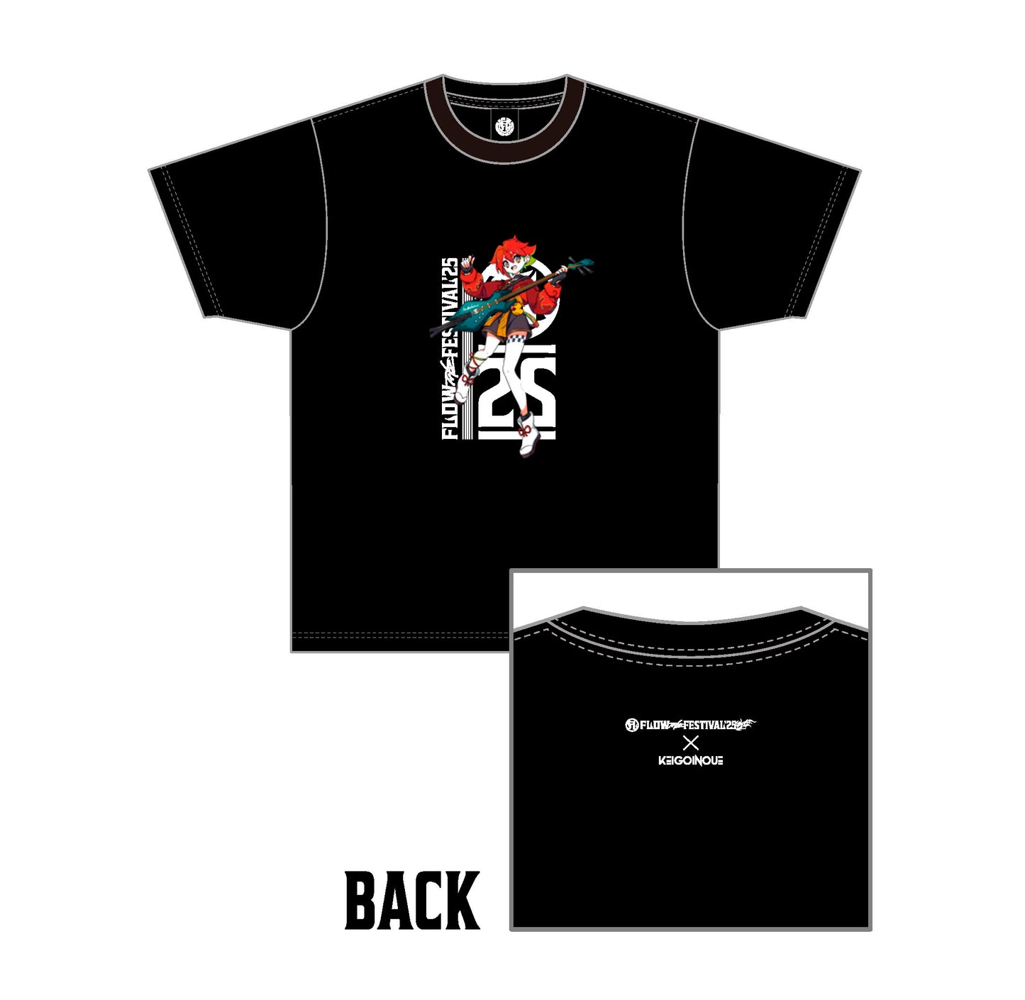 #15-FLOW THE FESTIVAL 2025 Tシャツ／FLOW×ケイゴイノウエ コラボ