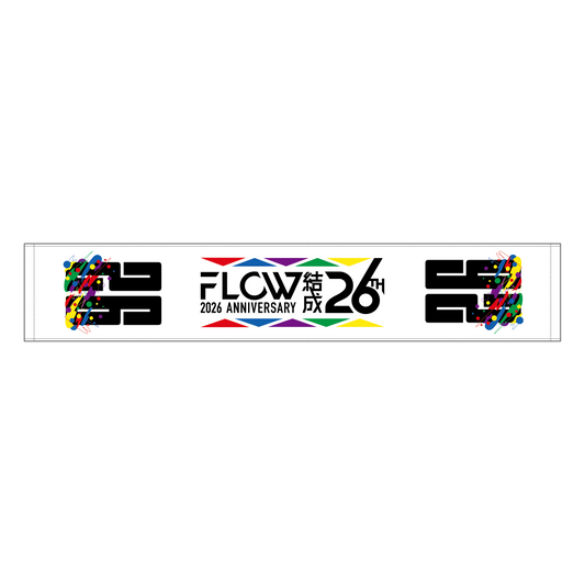 #19-FLOW 26TH ANNIVERSARY マフラータオル