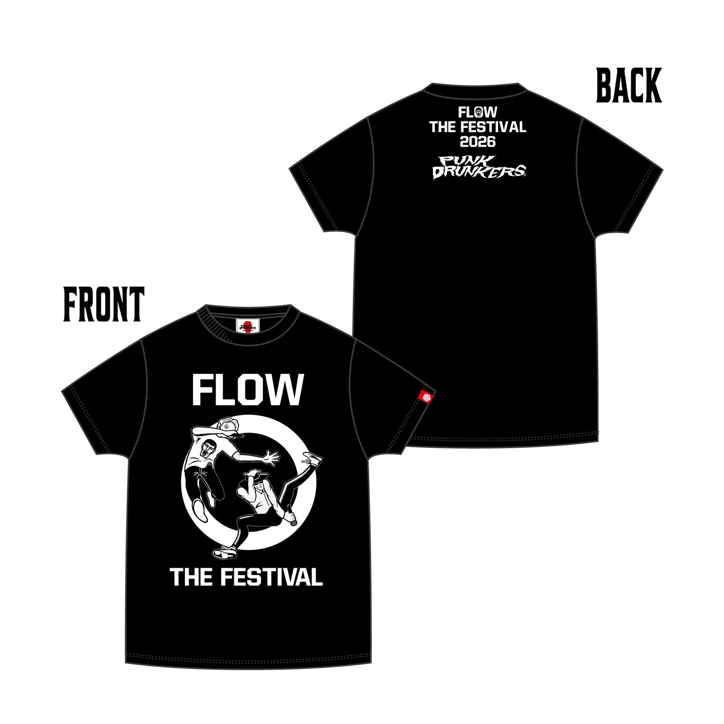 #10-Tシャツ／FLOW×PUNK DRUNKERS コラボ