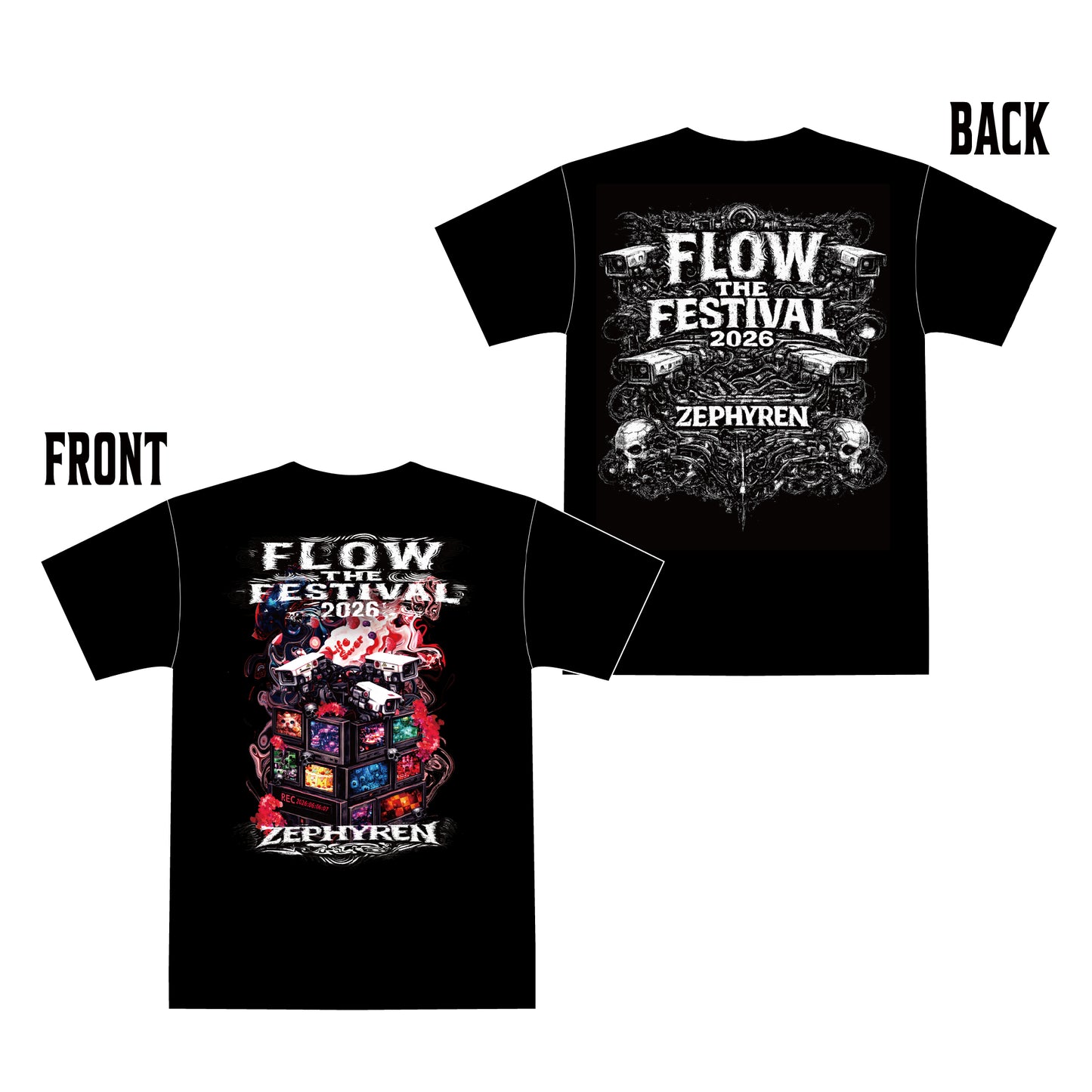 #12-Tシャツ／FLOW×ZEPHYREN コラボ